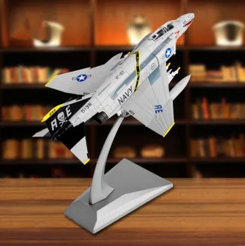 1/100 masto F-4C plokštumos karinių orlaivių skrydžio oro armiją kovotojas modelių, žaislas suaugusiems vaikams žaislai ekranas rodo kolekcijos