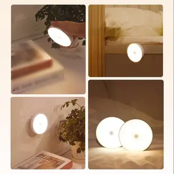 1.6 W Mažų Smart Indukcijos Naktį Lempos Senser Protingas naktinė lempa LED Šviesos Įkrovimo Kontrolės Kūdikio Miegamojo Kambarį