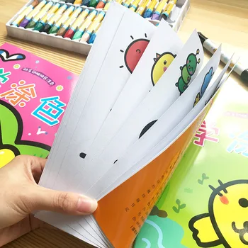 1 knyga / 24 puslapių suaugusiųjų vaikų spalvinimo knyga sumažinti stresą ir sumažinti laiką 
