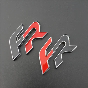 1 VNT 3D Metalo FR Automobilių Galinis Kamieno Kūno Emblema Grotelės ženklelis Automobilių Lipdukai Seat Ibiza Leon Automobilių Lipdukai Ir Lipdukai Automobilio Stiliaus