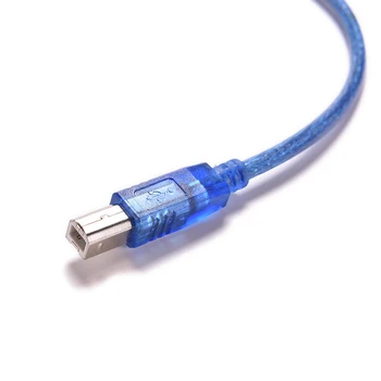 1 Vnt. Mėlyna 30CM 5Ft USB 2.0 USB Print Kabelis A Male B Male Spausdintuvo Laidas Laidas Laidas