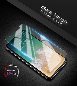 1000pcs Grūdintas Stiklas Screen Protector 2.5 D 9H iPhone 12 Mini Pro 11 Max XS XR X 8 7 6 6S Plus SE 5 5S Sunku Su Paketas