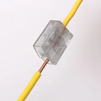 100vnt/daug 224-201 Vieną 1 pin kabelį, laidą jungianti už lempa 0,5 - 2,5mm2 lankstus kabelis jungtys
