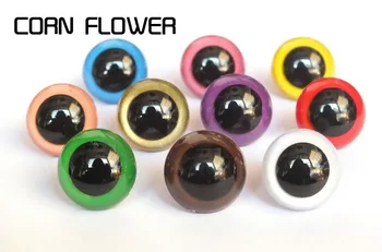 100vnt Plastiko Saugos Akis Meškiukas Gyvūnų Lėlės akių Obuolius Priedai 18mm 10color gali pasirinkti