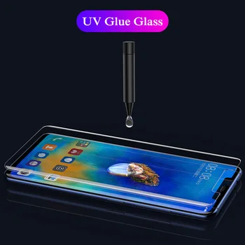 10D Nano UV Grūdintas Stiklas SONY Xperia 10 PLIUS XZ XZ2 Premium Visišką UV stiklai XZ1 XZ2 XZ3 X10 Screen Protector