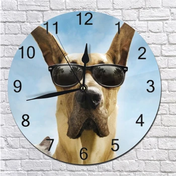 10Inch Skaitvardis Skaitmeninis Ciferblatas Išjungimo Silent Skaitmeninių Laikrodžių Šunys Gyvūnų baterijomis, Laikrodžiai, skirta vaikams sieninis laikrodis, Miegamojo