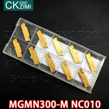 10P MGMN300-M karbido įdėklai dvigubo pjovimo baigėsi pjovimo įdėklai pabaigos veido griovelį ašmenys MGMN 300 CNC Tekinimo Įrankių plieno