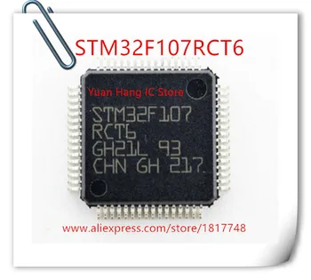 10VNT/DAUG STM32F107RCT6 STM32F107 RCT6 Mikrovaldiklis 32 bit 256 LQFP64 lustas