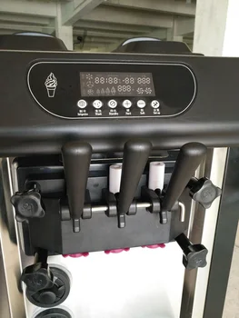 110V/220V, automatinis italijos darbalaukio saldus kūgio formos minkštas tarnauti ice cream maker mašina pardavimui