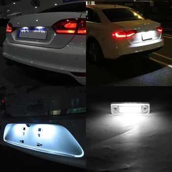 12V Automobilio LED Šviesos Licenciją Plokštelės Šviesos Pakeitimo 