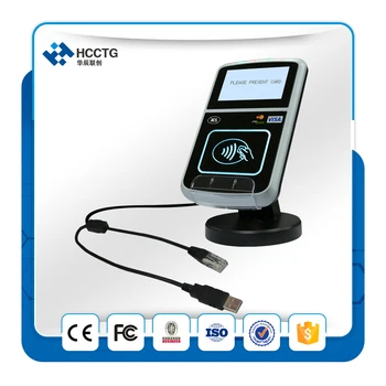 13.56 NHz NFC Skaitytuvas/rašytojas ACR123U USB Smart Card Reader, su LCD