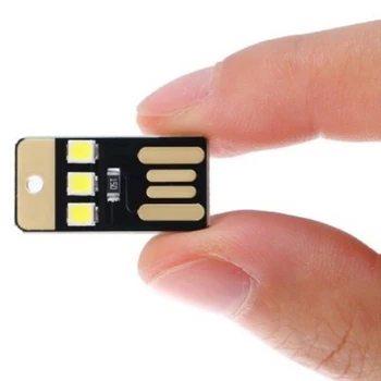 15 Vnt. Mini Kūrybinės Ultra-Plonas 3LED Nešiojamų Šviesos Usb Šviesos Mini Kūrybinės USB Modulis Kempingas Šviesos