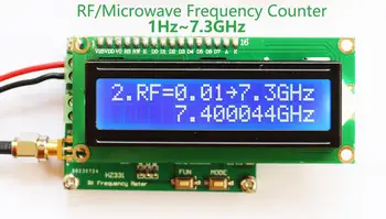1Hz-7.3 GHz HF RD /Mikrobangų dažnio skaitiklis skaitiklis 2.4 G 5G 5.8 G 6G 7G Matavimo impulso radijo žemo ir aukšto dažnio
