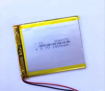 1pc 306070 1800mAh 3.7 V, Li-polimero Baterijos LiPo Ličio Polimero Baterijų Elementų GPS PDA Tablet PC Power bank
