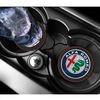 1pcs automobilio salono kilimėliai vandens miestelyje oda padas alfa romeo giulietta 159 147 156 Giulia Stelvio automobilių stabdžių-purvinas padas