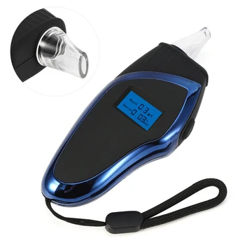 1pcs Breathalyser Breathalyzer Profesionalus LED Mini Pocket Breathalyzer Automobilių Prekės Breathalyzer Policijos Alkoholio Aptikimo