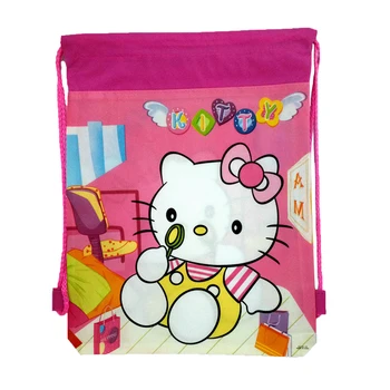 1pcs mielas rožinis mielas kitty kids šalies prekių dekoracijos studentai dovanos pobūdžio krepšiai gimtadienio malonių dovanų maišelis