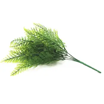 1pcs Modeliavimas Paparčio Žolės žali Augalai Dirbtiniai Paparčio Lapų, Gėlių Sienos Kabo Augalų Buveinės Vestuves Apdaila