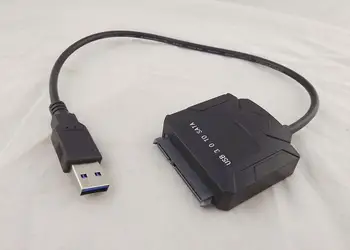 1pcs USB 3.0 Male Į SATA 22Pin Adapteris Keitiklis, Laidas 2.5
