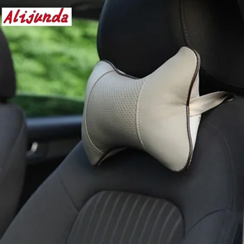 2 automobilių kaklo pagalvė PU odos sėdynės, automobilių sėdynės galvos, kaklo pagalvėlės už Kia Rio K2 K3 K4 K5 Hyundai 