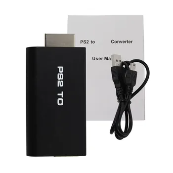 2 PS2 su HDMI suderinamų Vaizdo Adapteris Keitiklis Sony Playstation Su 3,5 mm Garso Išvesties Žaidimas HDMI Jungtis
