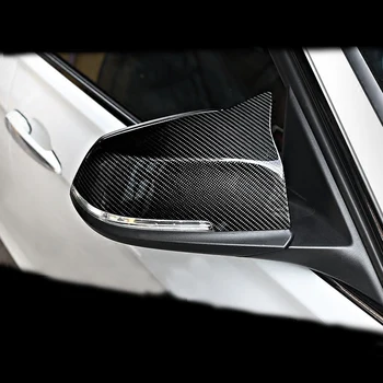 2 x Anglies Pluošto Automobilio Šoninių Durų galinio vaizdo Veidrodis Bžūp Apima Apdaila BMW 1 3 4 5 7 Serijos X1 X3 X4 X5 X6 F30 F10 F15 F16 E90 G30