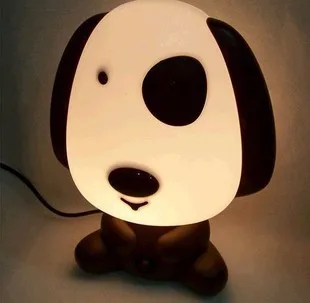 2019 Naujų Gražių Gyvūnų Mielas Animacinių Filmų Nakties Šviesos Lova, Stalas Stalo Lempa Juokingi Gimtadienio Dovana Vaikams Šuo Panda Apšvietimas Miegamajame