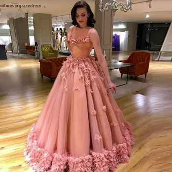 2019 Rožinės Spalvos Vakarinę Suknelę Arabų Stiliaus Linija Ilgą Atostogų Dėvėti Inscenizacija Prom Šalis Suknelė Užsakymą Plius Dydis