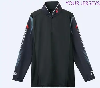 2020 daiwa Naujų drabužių Vyrams, Prekės ženklą, Žvejybos Apranga UV Apsauga Drėgmės Wicking Kvėpuojantis ilgomis Rankovėmis Žvejybos Marškinėliai Camisas P