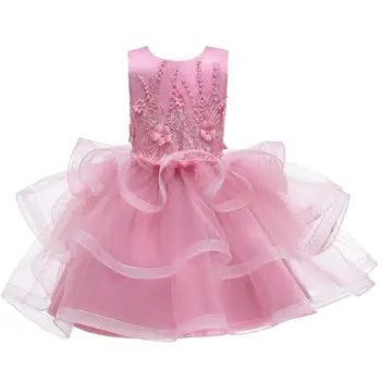 2020 Elegantiškas Mergaičių Suknelė Vaikai Princess Gimtadienio Aplikacijos Prom Dizaino Kamuolys Suknelė Paaugliams Vestidos Vaikų Suknelės Mergina Drabužiai