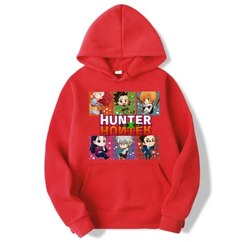 2020 Janpanese Anime Hunter X Hunter Unisex Cosplay Drabužiai, Kostiumai Vyrams Hoodies Palaidinės Skrybėlę Animacinių Filmų Drabužių Viršūnes Hoodies