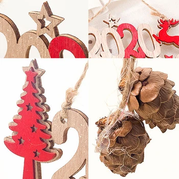2020 Kalėdų Medinis ženklas, Karolius, Durų Langą Kalėdų Medžio Skaitmeninio Raidžių Kabantys Papuošalai, Namų Biuro Šalis Dekoro Medžio Amatai