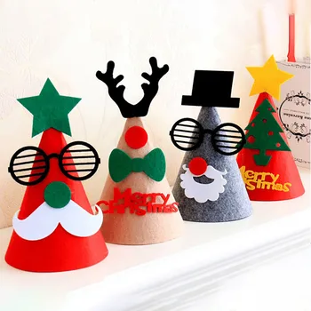2020 Kalėdų Skrybėlę Pliušinis Elf Santa Hat Ornamentas, Papuošimas Kalėdų bžūp Turkija skrybėlės Naujųjų Metų Kalėdos Šalių Rekvizitai Apdaila