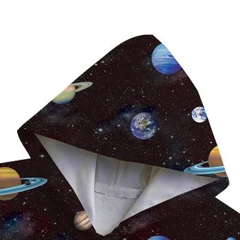 2020 m. Rudens/žiemos vyriški ilgomis rankovėmis hoodie skaitmeninis spausdinimas visatos erdvės planetos Ouma 3d palaidinukė