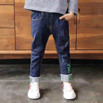 2020 naujas berniukas džinsai plius aksomo, su paminkštinimu vaikams, kelnes, kelnės, rudenį ir žiemą, korėjiečių