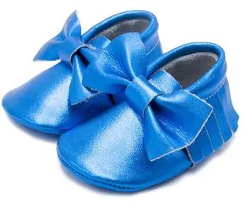 2020 Naujas Shine Rose Gold Naujagimių Originali Kūdikių Odos Mokasinai, batai mergaitės berniukai Pirmą Walker vaikus bateliai baby schoenen