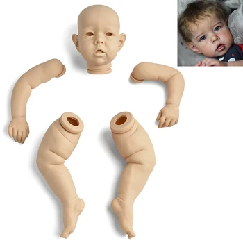 22Inch Reborn Baby Doll Tikroviška Naujagimiui Tink Vinilo Unpainted Nebaigtų Lėlės Dalys 