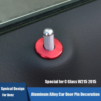 2vnt Aliuminio lydinio AMG Stiliaus Automobilio duris pin dekoro lipduko Mercedes-Benz C Stiklo C180L C200L C260L m.