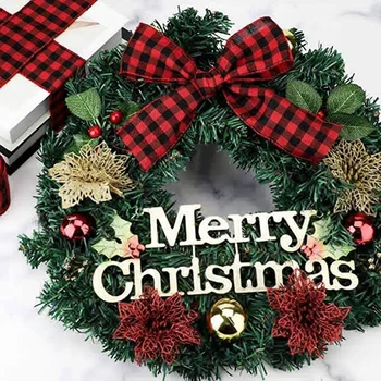 2vnt Kalėdų Ornamentu, Raudonos ir Juodos spalvos Tinklelis Juostelės Kalėdinė Dekoracija Kalėdų Dekoracija Namuose naujieji Metai Apdaila