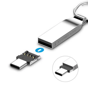2vnt/komplektas USB 3.1 Tipas-C Jungtis C Tipo Male į USB Moterų OTG Adapteris Keitiklis, Skirta 