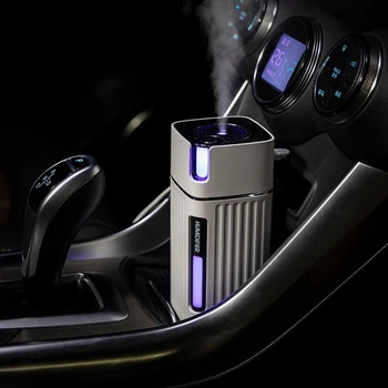 300Ml Oro Drėkintuvas šalto Rūko Aromato Difuzorius su Spalvų LED Šviesos Biuro Automobilių Umidificador Rūkas Maker Fogger