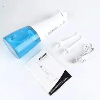 300ML Vandens Bakas Elektros Žodžiu, Irrigator USB Įkrovimo Vandens Flosser Nešiojamas Vandeniui Dantų Dantų Vandens srovės Purškimo Įtaisas
