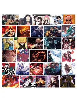 30Pcs Demon Slayer: Kimetsu nr. Yaiba Anime PVC Lipdukai Lipdukas Grafiti Scrapbooking Bagažo Gitara Vaikams, Žaislas, Lipdukai