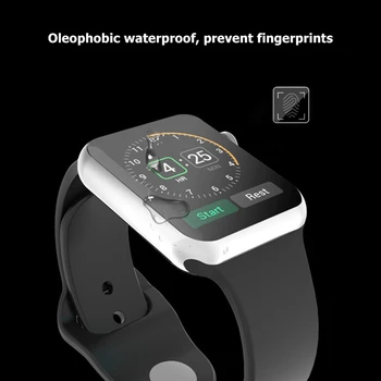 3D Hidrogelio Filmas iwatch 6 5 Pilnas draudimas Screen Protector For Apple iwatch 5 6 Apsauginės Minkštas Filmas 
