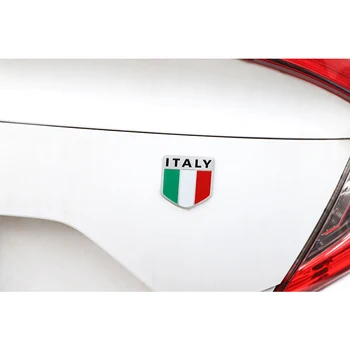 3D Metalo Emblema Lipdukas Automobilių Kėbulo Kamieno Lipdukas Lipdukas Reikmenys Alfa Romeo 159 156 147 Giulietta Mito, Giulia GT Stelvio