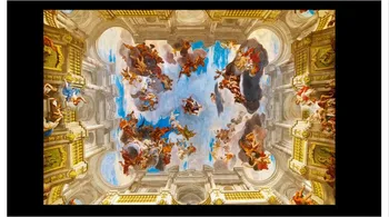 3D tapetai užsakymą freskos grožio neaustinių royal garden of Eden tapybos zenith lubų freskomis tapetai