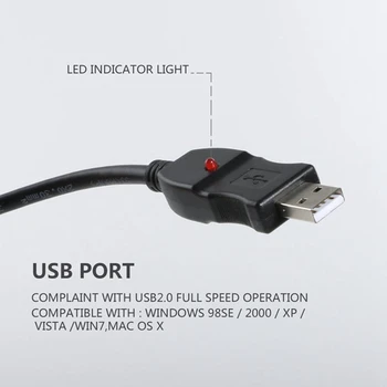 3M USB Male, kad XLR Female Mikrofonas, USB MIC Link Cable Naujas