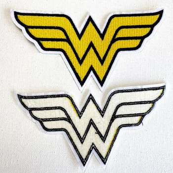 3Pcs Golden Wings Geležies Lopai Drabužių, Lipdukų Juostelės Appliques ant Drabužių, Siuvinėjimas Sparno Emblemos Kuprinė