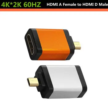 4K HDMI Adapteris Moteris Micro / Mini HDMI male Jungtis Paramos 4K 3D 1080P 60Hz HDMI Extender