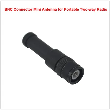 5.5 cm, Ilgis-tik!!! BNC UHF 400-470MHz 1.5 dB Mini Antena Nešiojamų Du Būdu Radijo